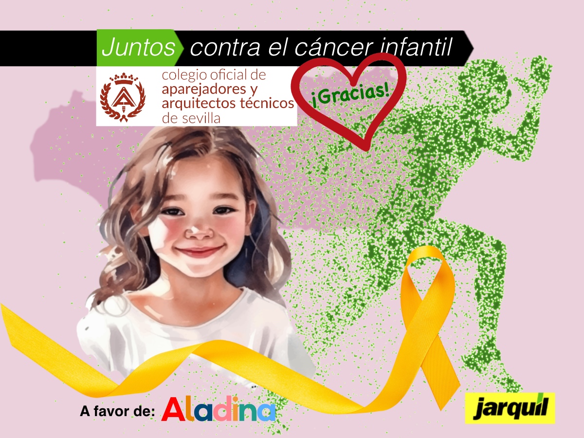 El Colegio de Aparejadores de Sevilla se une al desafío solidario Jarquil contra el cáncer infantil