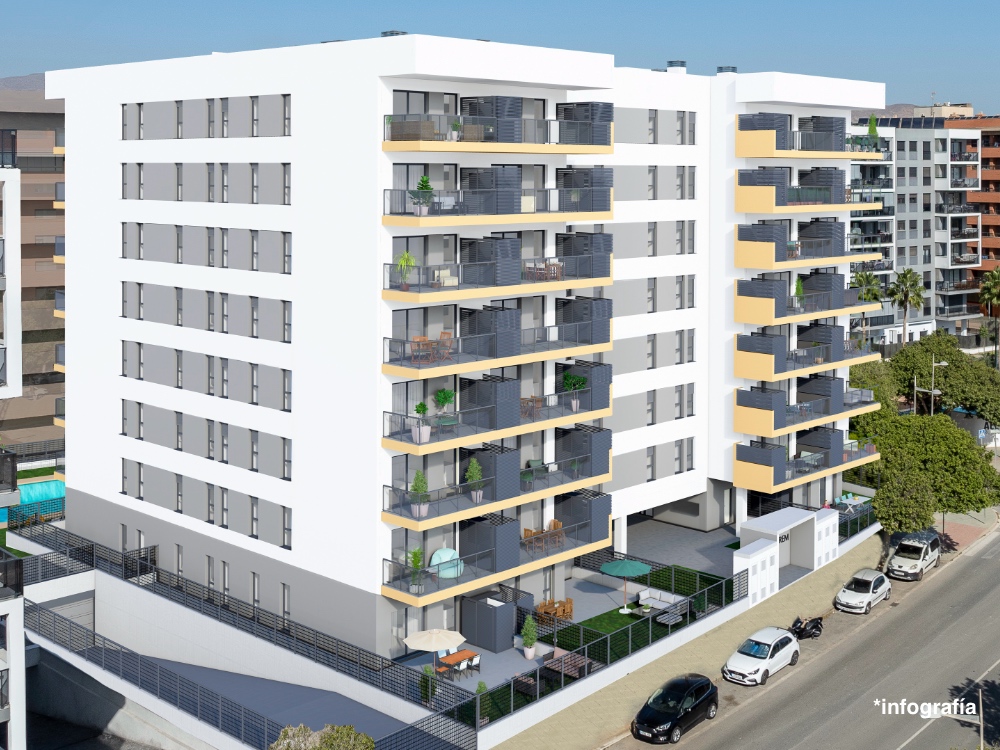Infografia del residencial Airem en la Vega de Acá de Almería