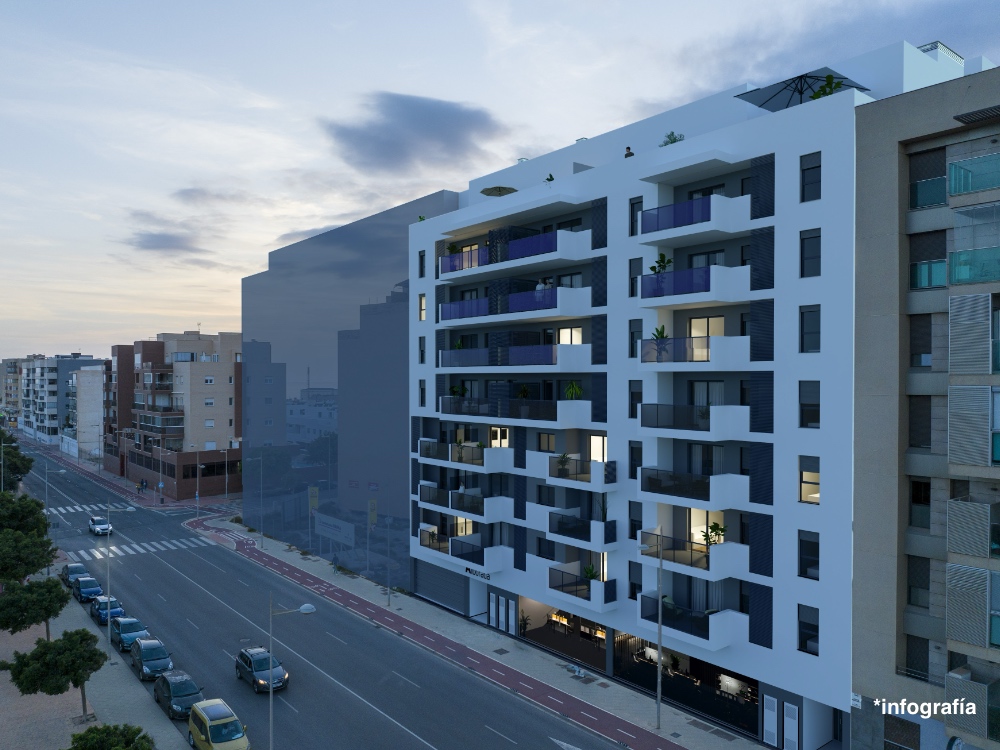 Infografia residencial Alborada Almería